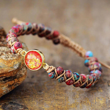 Drop Of Moonlight Opal Braided Bracelets-Your Soul Place